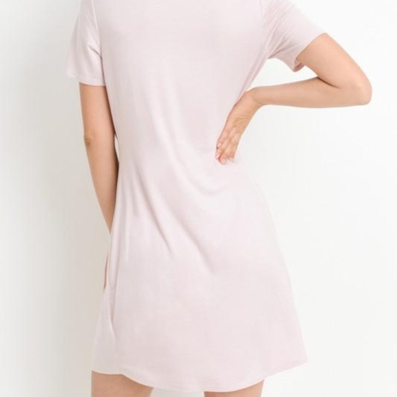 Spring Knotted Pink Dress - Picture 4 of 6